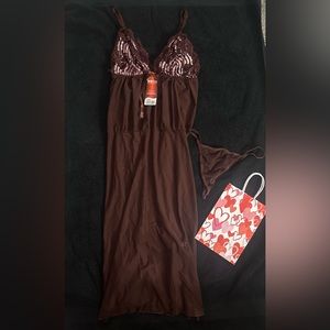 3 for $25 Chocolate & Cream Lingerie Set